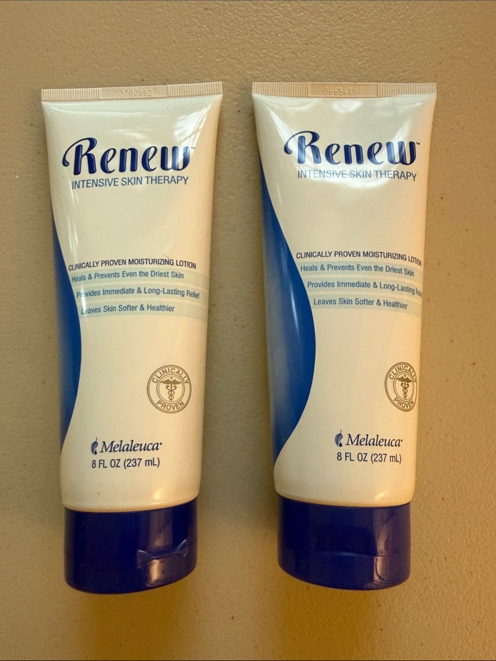 Renew Melaleuca Intensive Skin Therapy Moisturizing Lotion Lot of 2 - 8 oz tubes